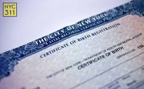 birth certificate