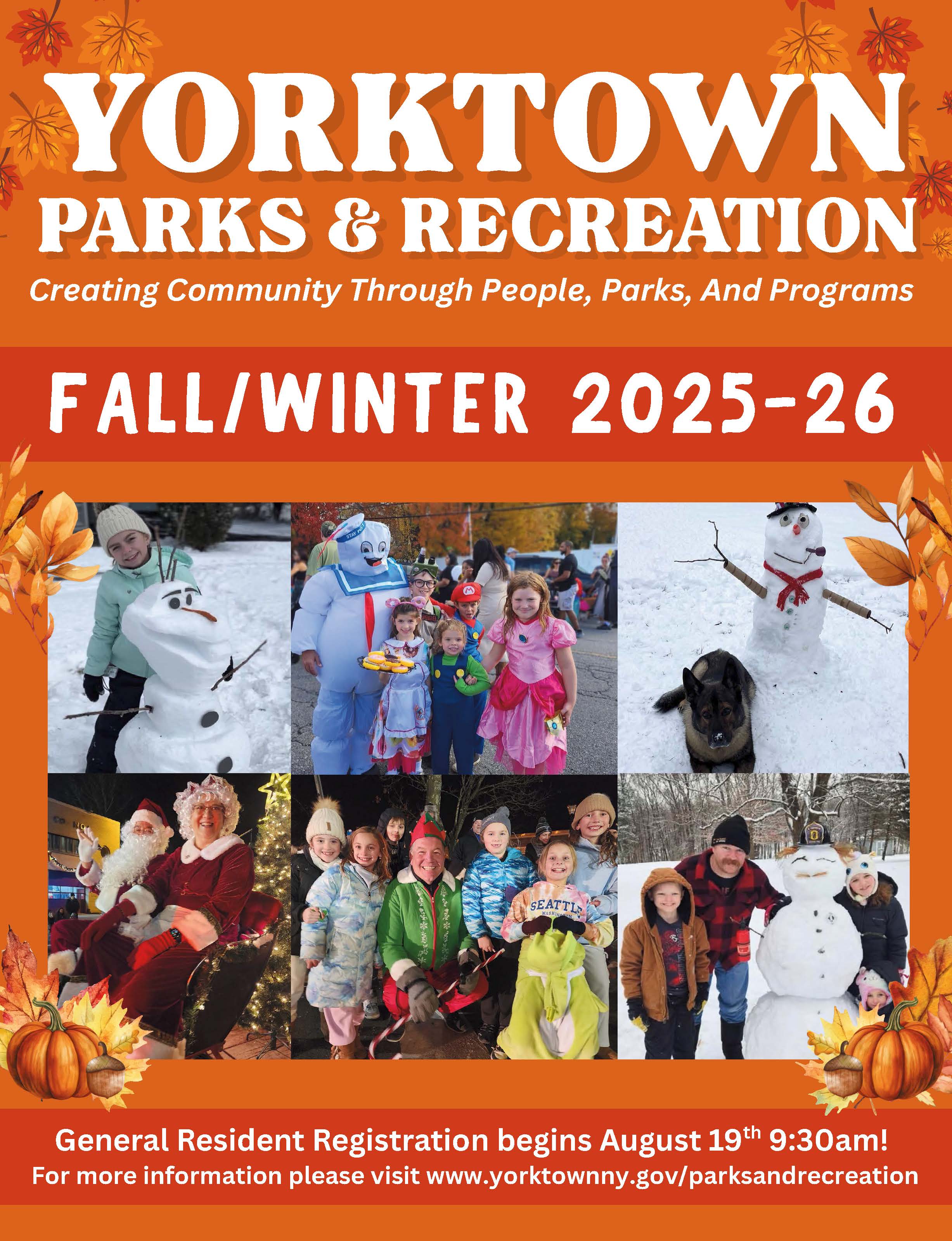 Yorktown Fall Winter 2025-26 Program Brochure